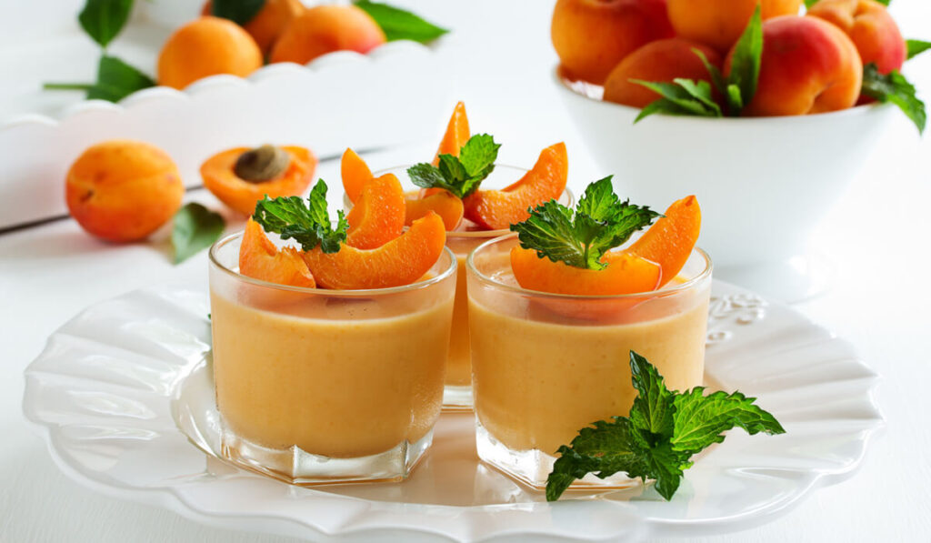 mousse di albicocche