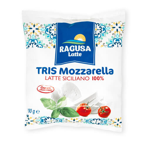 Tris mozzarella ragusalatte